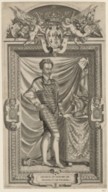 Portrait de Henri III en pied  R. Boyvin