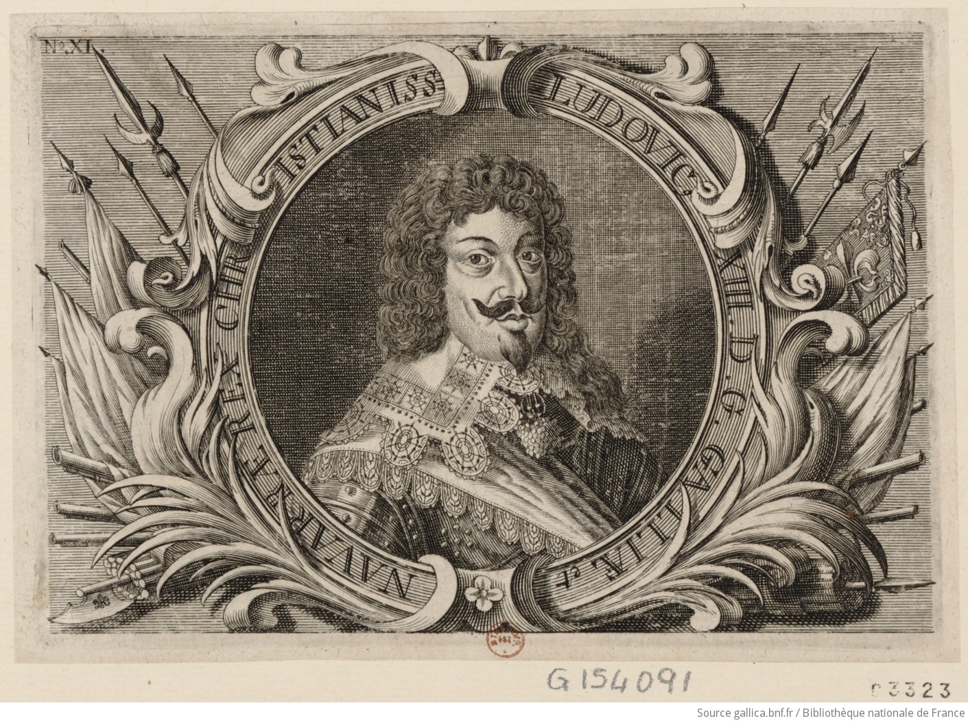 This is What Louis XIII Looked Like  in 1643 