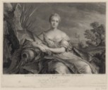 Madame Marie Louise Thérèse Victoire de France : L'eau. Gravé d'après un des 4 tableaux du Cabinet de M.r le Dauphin à Versailles  J.-M. Nattier ; R. Gaillard. 1756