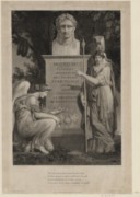 Portrait de Napoléon I.er, en buste, de face, sur un piédestal : Ainsi cela fera la prospérité du monde entier  A. Fragonard ; Castel et Benoist