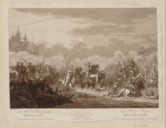 La mort du prince Joseph Poniatowski à la bataille de Leipsick  P. Skerl ; H. Cotta
