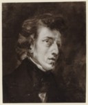 Frédéric Chopin  D'après le portrait de Delacroix. 1900 