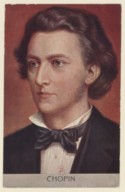 Frédéric Chopin d'après le portrait de P. Schick  1910