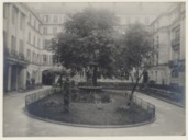 Vue du square d'Orléans, depuis l'appartement de Chopin  Demézy. 1920 