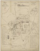 Plan de la Jérusalem hébraïque et chrétienne d'après les études les plus récentes 1856
