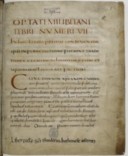 Optati, Milevitani episcopi, ad Parmenianum libri VII, de schismate Donatistarum