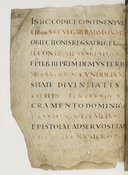 In hoc codice continentur libri IIII sancti Fulgentii episcopi, ad Monimum objectionis regis Africae Trasamundi