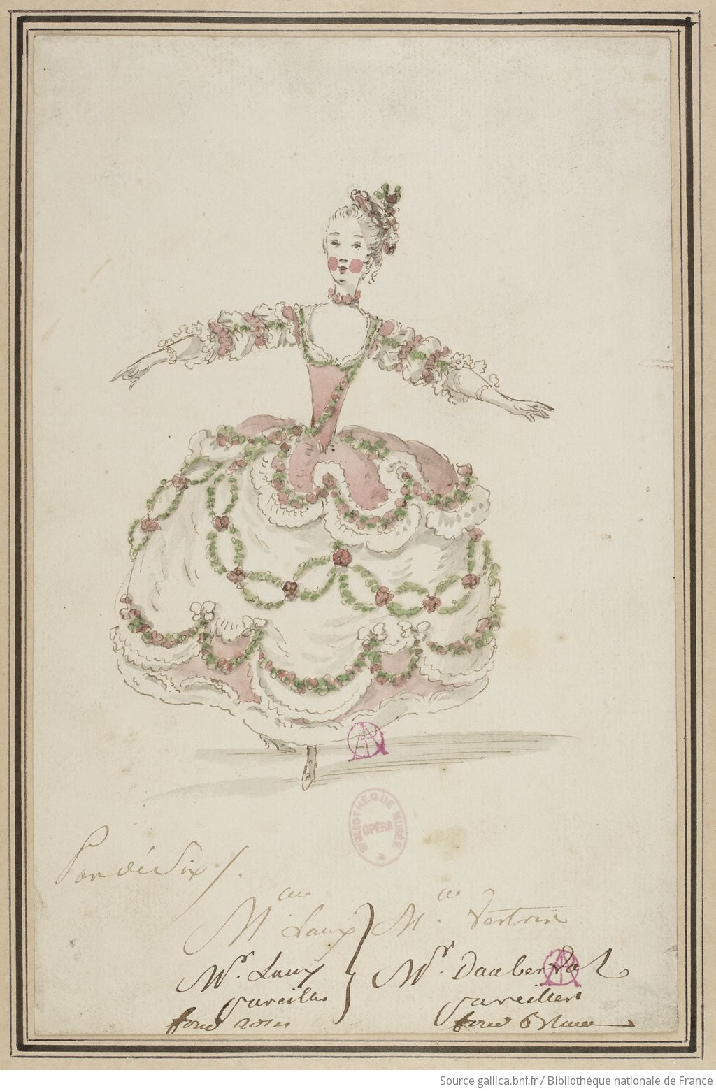 Les habits d'opéra au XVIIIe siècle F1