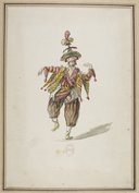 Maquette de costume pour un spectacle non identifié  L.-R. Boquet. 1750-1790