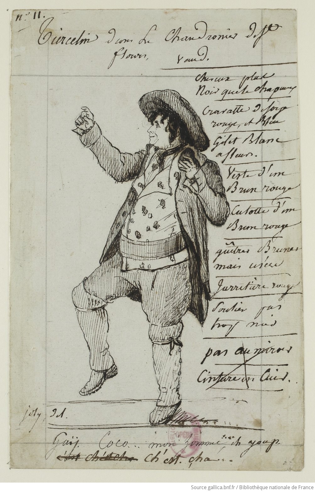 [Costumes de théâtre XIXe siècle divers : soixante-deux maquettes de costumes]