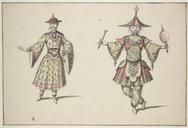 Costume de deux chinois  J. Berain. 1695