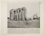 Thèbes Les ruines de Thèbes. Egypte  Portfolio de photographies. 1894