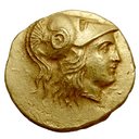 Sidon Statère d'or d'Alexandre le Grand. Monnaie de Phénicie  Dernier tiers du IVe siècle av. J.-C.