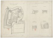 Ordnance Survey of Jerusalem. Plan of the Citadel (Al Kala)  1865