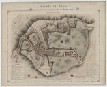 Ruines de Troia. Plan général des fouilles  1876