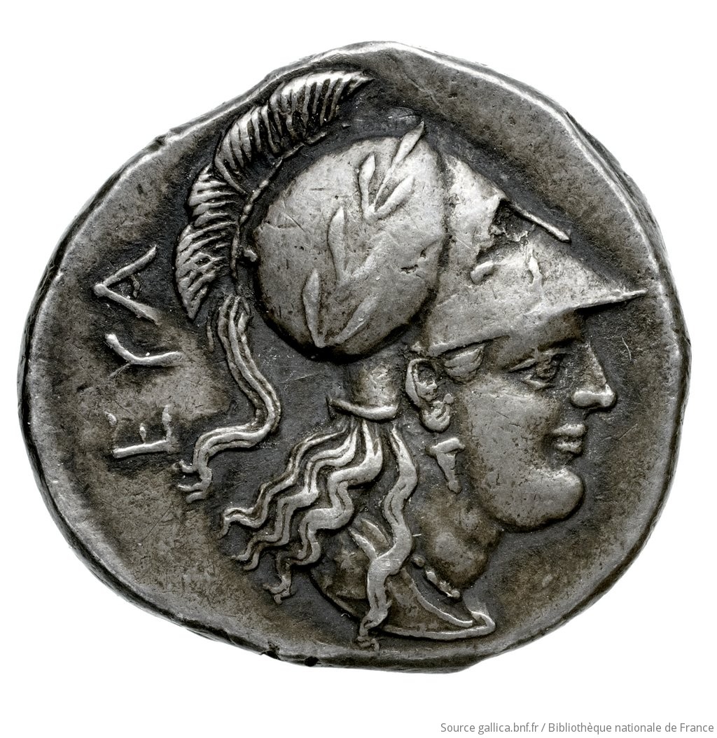 Οπισθότυπος 'SilCoinCy A4485, Fonds général, acc.no.: Babelon 607. Silver coin of king Evagoras II of Salamis 361 - 351 BC. Weight: 7.05g, Axis: 8h, Diameter: 20mm. Obverse type: Head of Aphrodite right, wearing turreted crown, drop earring, necklace, and drapery on shoulders: linear circle.. Obverse symbol: -. Obverse legend: - in -. Reverse type: Head of Athena right, wearing crested and laureate Corinthian helmet, drop earring, and drapery on shoulders.. Reverse symbol: -. Reverse legend: ΕΥΑ in Greek. 'Catalogue des monnaies grecques de la Bibliothèque Nationale: les Perses Achéménides, les satrapes et les dynastes tributaires de leur empire: Cypre et la Phénicie'.