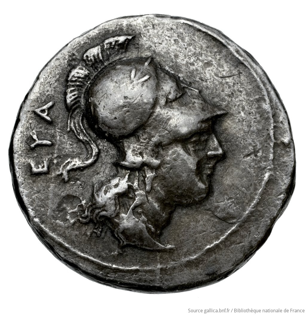 Οπισθότυπος 'SilCoinCy A4486, Waddington, acc.no.: Babelon 607A. Silver coin of king Evagoras II of Salamis 361 - 351 BC. Weight: 6.99g, Axis: 1h, Diameter: 20mm. Obverse type: Head of Aphrodite right, wearing turreted crown, drop earring, necklace, and drapery on shoulders: linear circle.. Obverse symbol: -. Obverse legend: ΒΑ in Greek. Reverse type: Head of Athena right, wearing crested and laureate Corinthian helmet, drop earring, and drapery on shoulders.. Reverse symbol: -. Reverse legend: ΕΥΑ in Greek. 'Catalogue des monnaies grecques de la Bibliothèque Nationale: les Perses Achéménides, les satrapes et les dynastes tributaires de leur empire: Cypre et la Phénicie', 'Inventaire de la Collection Waddington'.