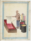 Papier : fabrication, teinture et reliure  Atelier Yoeequa. 1830-1840
