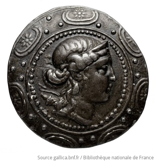 Monnaie Tétradrachme argent Amphipolis Macédoine Gallica