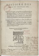 Histoire des roys et princes de Poloigne composée en latin et divisée en XX livres  J. H. de Fulstin ; F. Bauduin. 1573