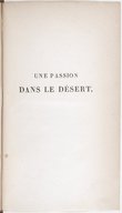 Une passion dans le désert. Études philosophiques T. 16  1837