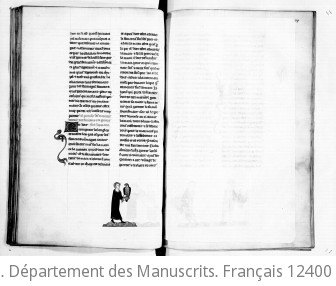 FRÉDÉRIC II , traité de fauconnerie , traduction française, faite à la demande de Jean, sieur de Dampierre et de Saint-Dizier, et de sa fille Isabelle