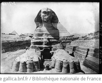 Le grand sphinx dégagé du sable : [photographie de presse] / Agence Meurisse
