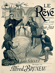 Affiche de Paul Maurou pour le Rve  l'Opra-Comique, 1891