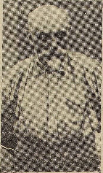 M. Jules Petit-Siclet, agriculteur-vigneron à Ranton, près de Poitiers, qui répondra le 14 juillet au nom de tous les paysans de France à l'allocution du président de la République. Image publiée à Angoulême le 14 juillet 1939 dans le journal : La Charente