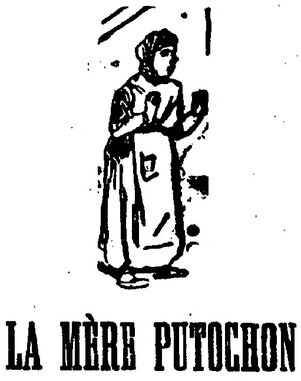 La Mère Putochon. Image publiée à Rochefort le 26 juillet/2 août 1903 dans le journal : Le Rigolo