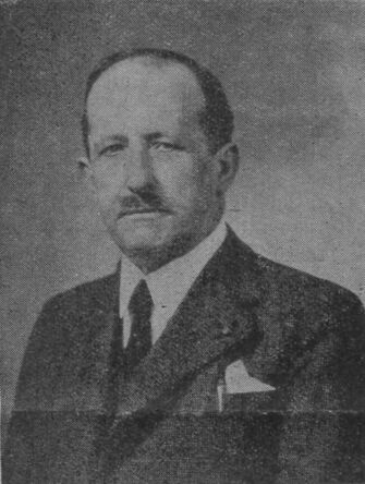 A. Peyrot, rédacteur en chef. Image publiée à Toulouse en octobre-novembre 1938 dans le journal : Le Combattant du front
