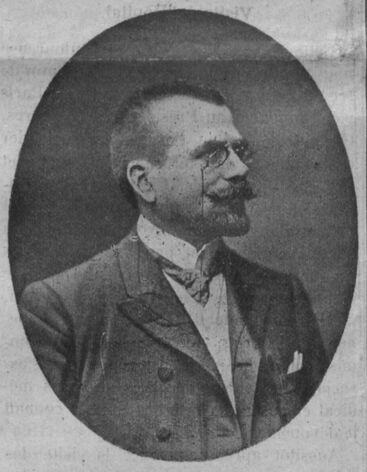 Georges Trouillot, sénateur du Jura, ministre des Colonies. Image publiée à Paris le 20 août 1910 dans le journal : La Franche-Comté à Paris