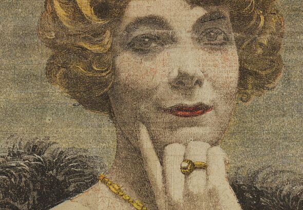 Mademoiselle Fernande Segret, la dernière fiancée du Barbe-bleue de Gambais [Landru]. Image publiée à Toulouse le 5 février 1922 dans le journal : La Dépêche. Supplément illustré