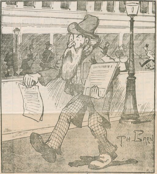 Méthode infaillible, par Théophile Barn. Image publiée à Saint-Gaudens le 4 mars 1906 dans le journal : L'Étendard républicain. Supplément illustré du dimanche
