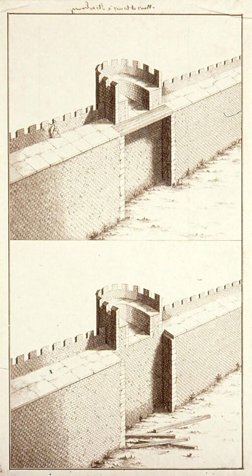 Tour et mur d'enceinte de l'époque romaine de la ville de Strasbourg (TR)