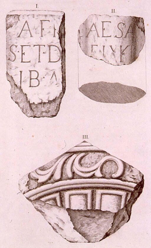 Pierres des fondements du mur d'enceinte de la ville de Strasbourg (TR)