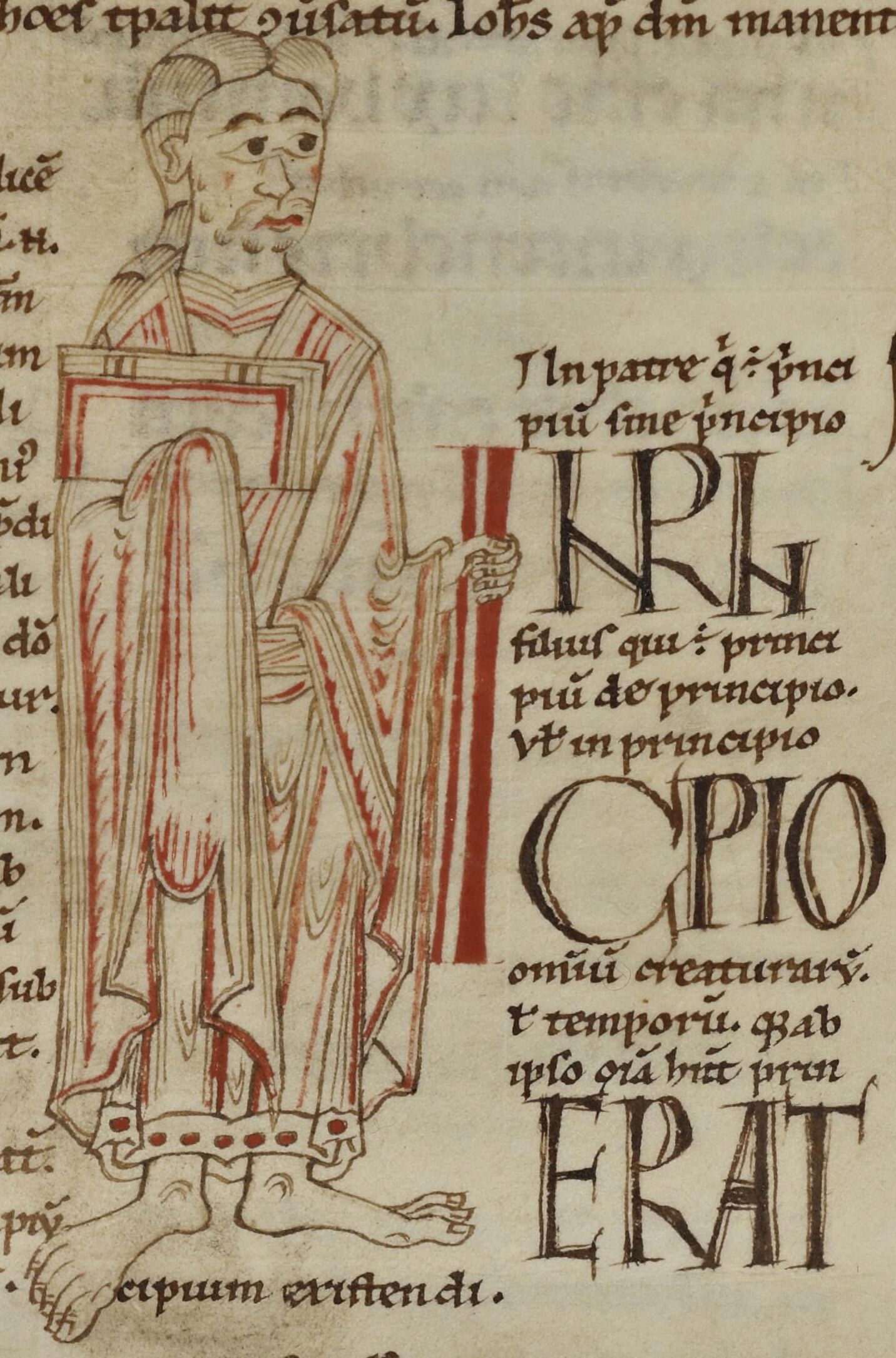 Manuscrits latins. Evangelium secundum Johannem, cum glossa