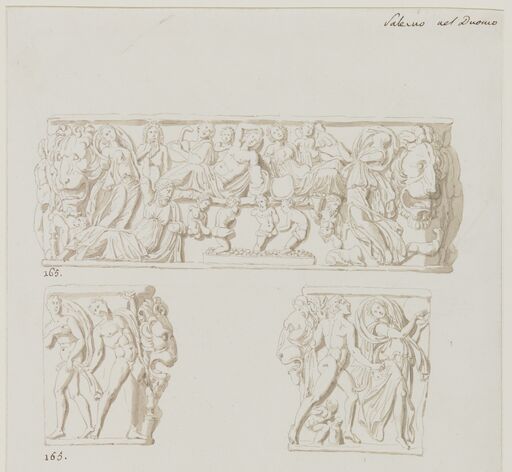 [Voyage de Millin en Italie, 1811-1813]., Salerno nel Duomo : [dessin] / [F. L. Catel]