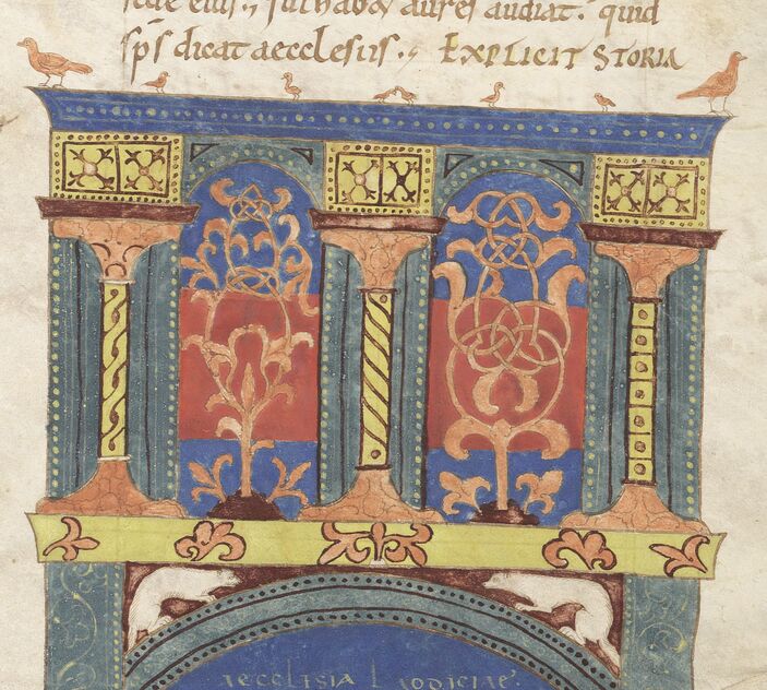 Beatus a Liebana, Commentarius in Apocalypsin.  S. Hieronymus, Commentarius in Danielem.  S. Ildefonsus Toletanus, De beatae Mariae perpetua virginitate. 