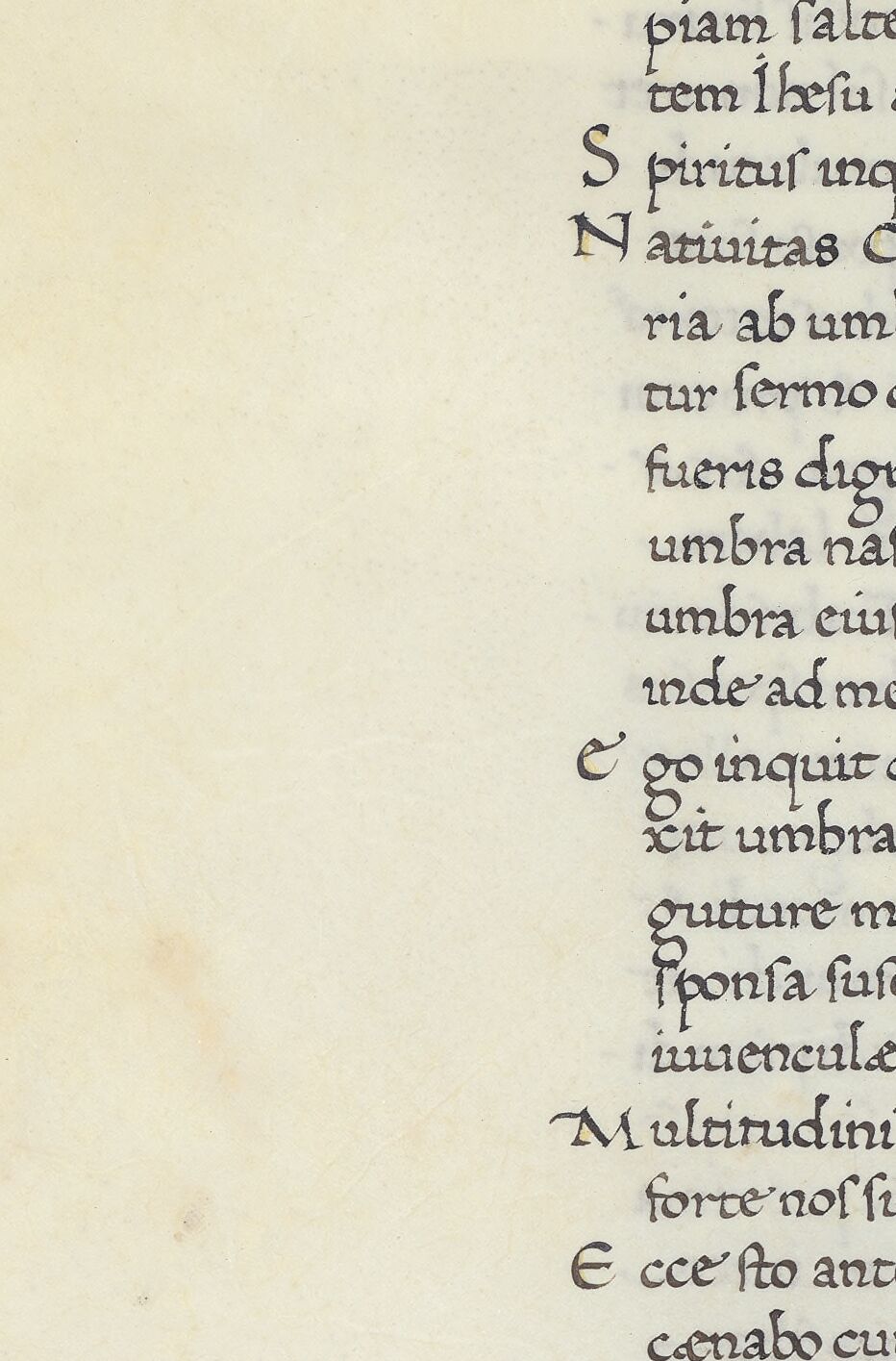 Letters in the margins – XVth Century