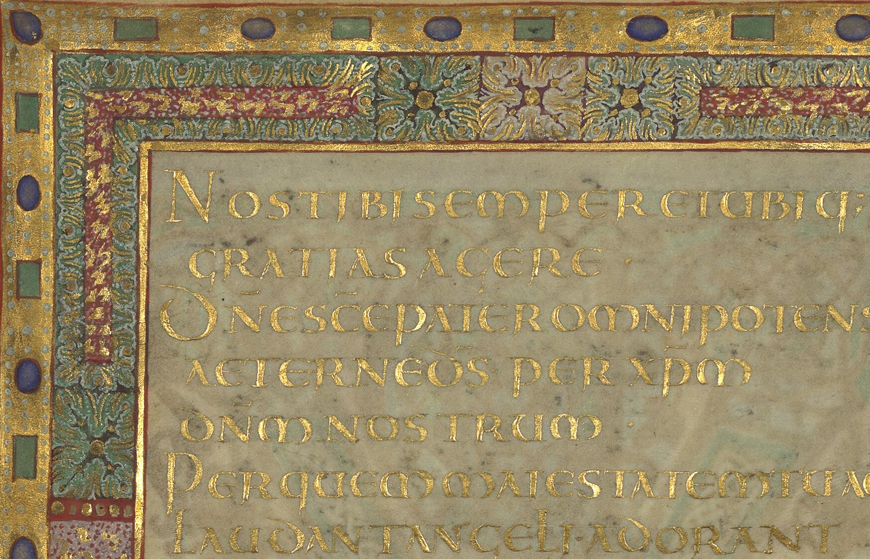 Sacramentarium [Sacramentaire de Charles le Chauve (?), frg.].