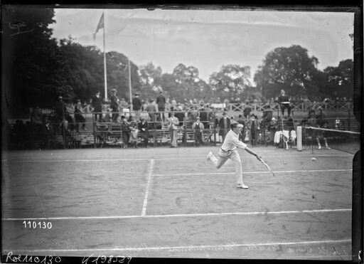 8/6/26, Croix-Catelan, championnat de France [internationaux de tennis,] Landry : [photographie de presse] / [Agence Rol]