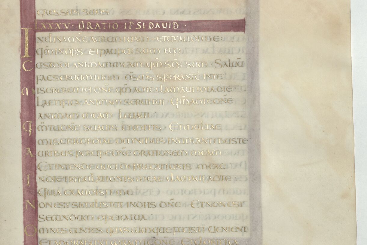 Psalterium Caroli Calvi [Psautier de Charles le Chauve].