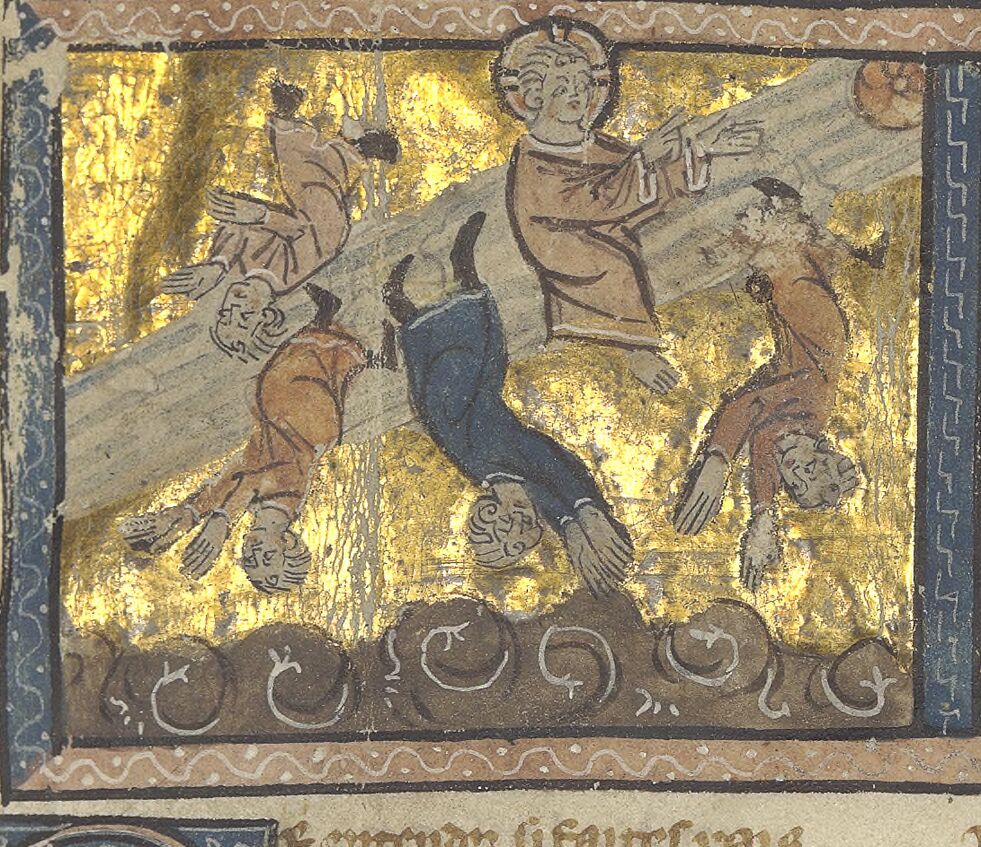 St Stephen Detail From St Etienne Medieval Tapestry Counted Cross Stit