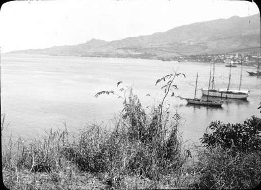 Martinique. Panorama of the rade of S [ain] t Pierre, taken from the South, part West (1899)/[photogr.] Salles; [photogr. reprod. by Molténi?]