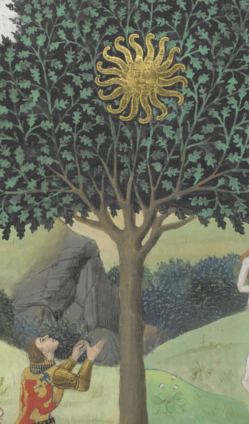 Alexander visits the Trees of the Sun and the Moon