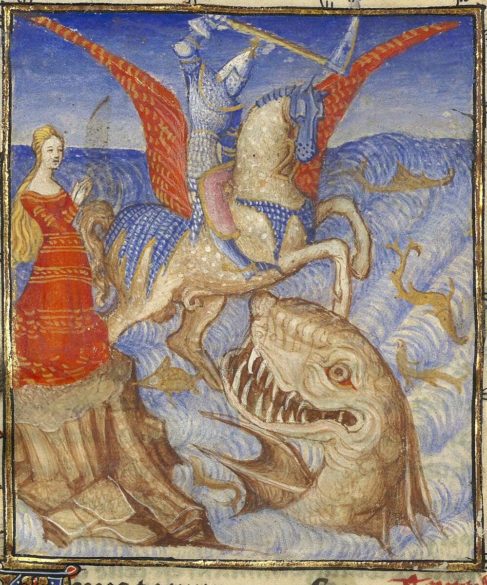 Perseus, Andromeda, and the really big fish