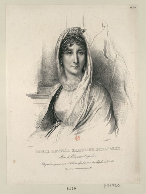 Marie Letizia Ramolino Bonaparte. Mère de l'Empereur Napoléon : [estampe]