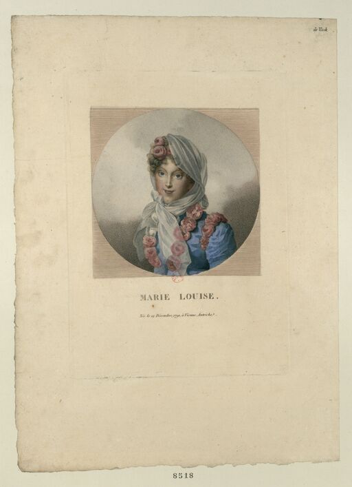 Marie Louise. Born on 12 December, 1791, in Vienna, Austria: [estampe]