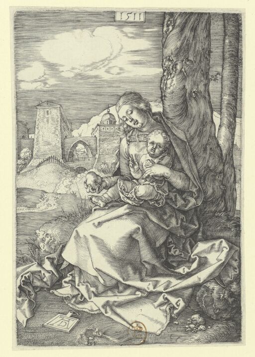 [The Virgin with Pear]: [estampe]/AD 1511 [A. Dürer] [monogr.]